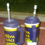  Keva Juice enjoys every football game!      